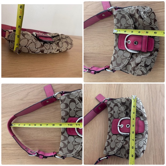 Authentic Coach monogram soho shoulder bag - Picture 7 of 17